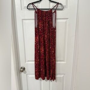 Time & Tru Floral Sleeveless Dress